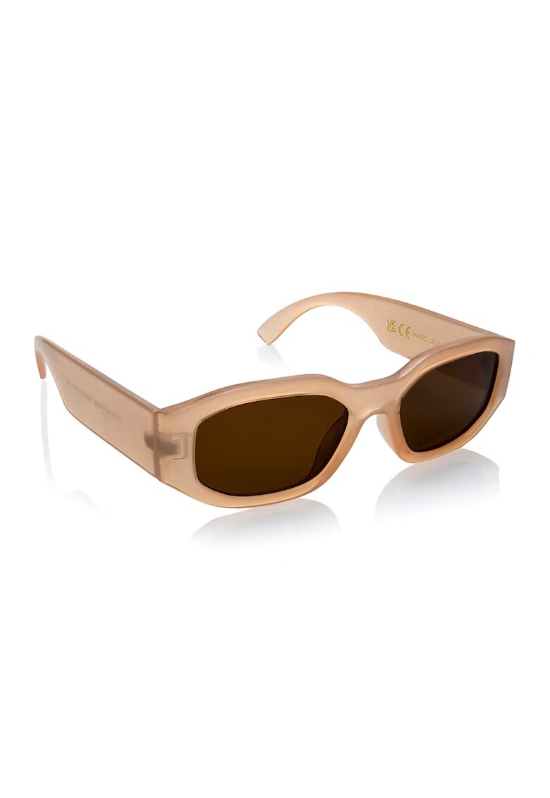 Marc Lauder Ochelari de soare ovali unisex cu lentile polarizate