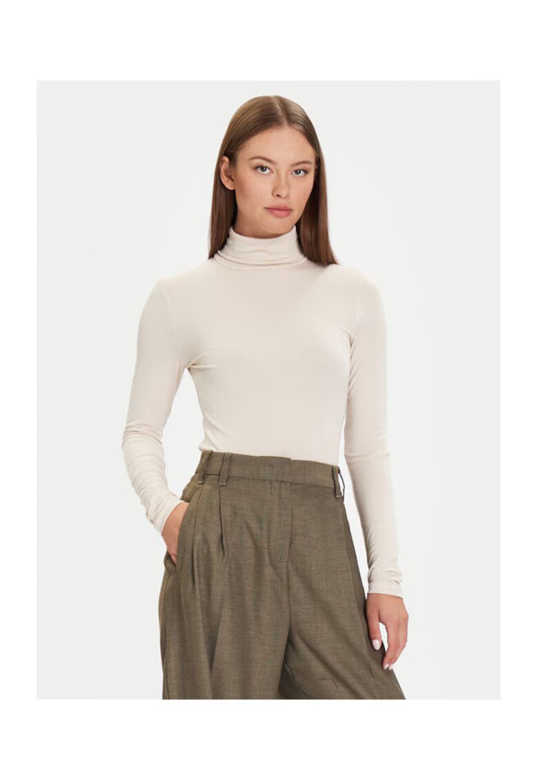 Marc O'Polo Bluza pentru dama cu guler inalt - ecru