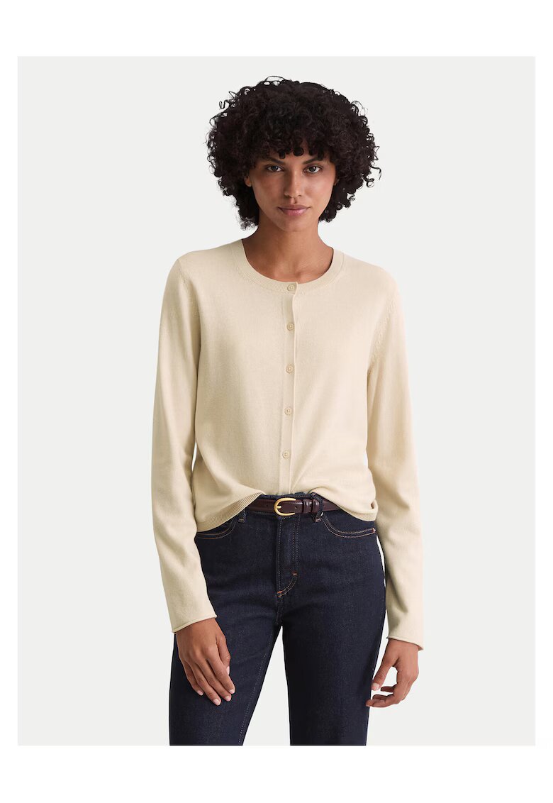Marc O'Polo Cardigan dama - bej - moale