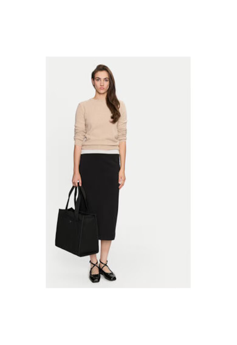 marc o polo Fusta dama - 304171352 - Bumbac/Poliester - Negru - Negru