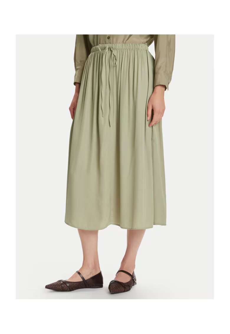 Marc O'Polo Fusta midi dama verde