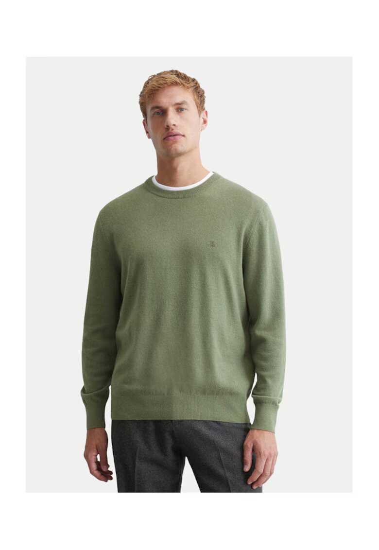 Marc O'Polo Pulover barbati - 304173523 - Bumbac/Lana - Verde - Verde