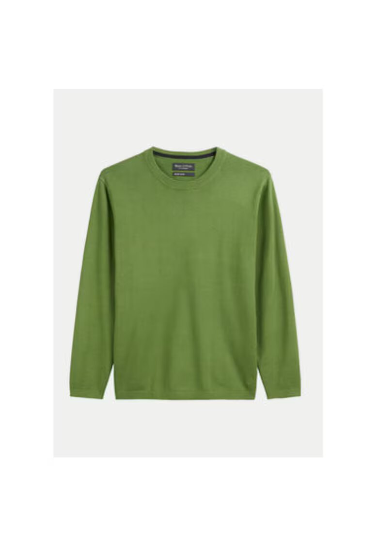 Marc O'Polo Pulover barbati - 304865633 - Bumbac - Verde - Verde