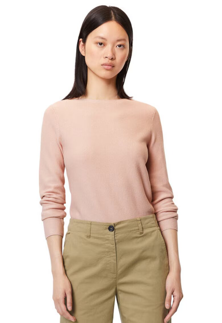 Marc O'Polo Pulover dama - 302918553 - Bumbac - Roz - Roz