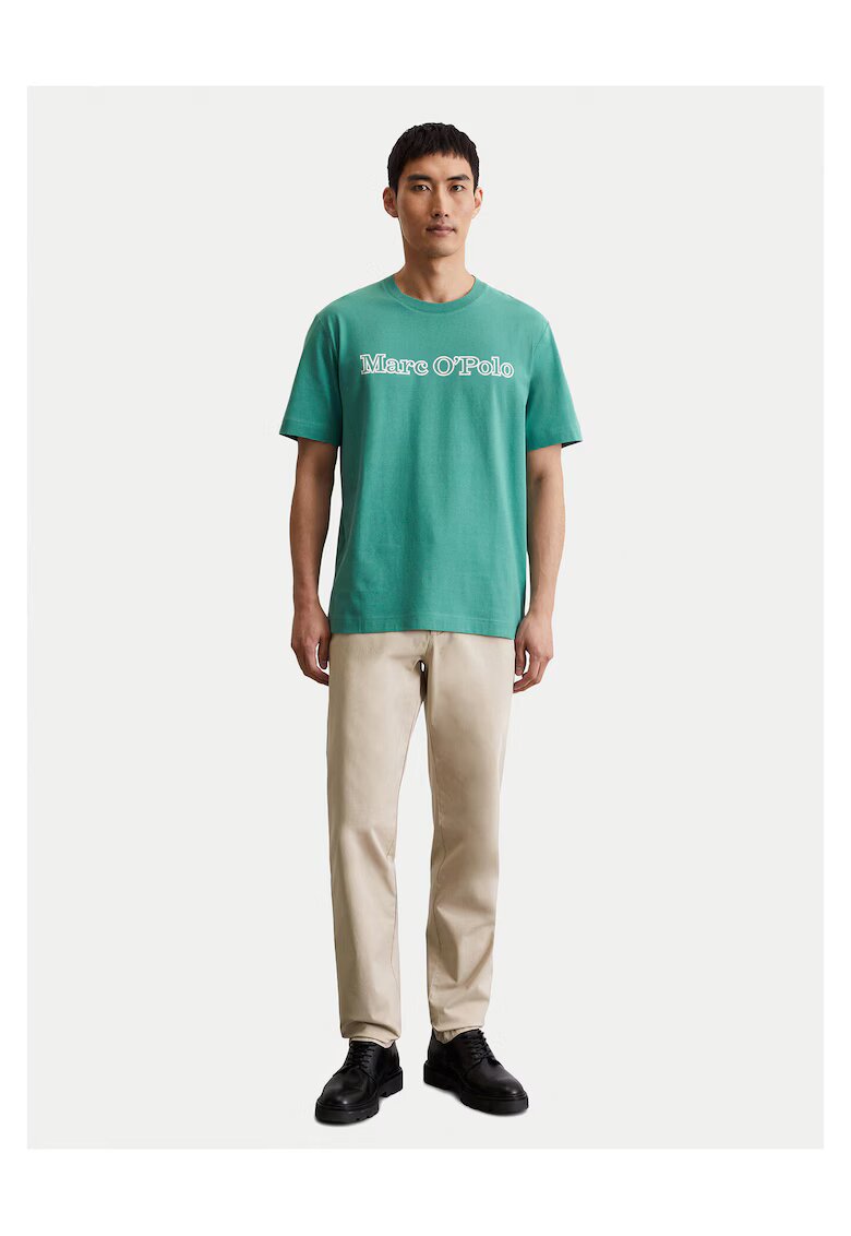 Marc O'Polo Tricou barbatesc verde - bumbac