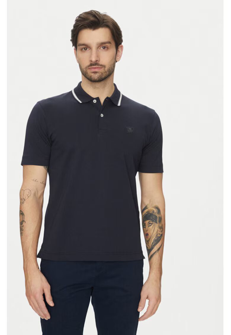 marc o polo Tricou barbati - 304865374 - Bumbac organic - Albastru - Albastru