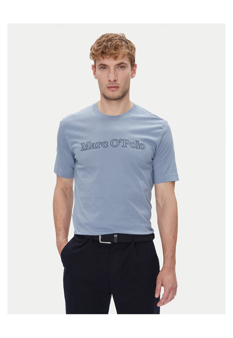 Marc O'Polo Tricou barbati bumbac - albastru deschis