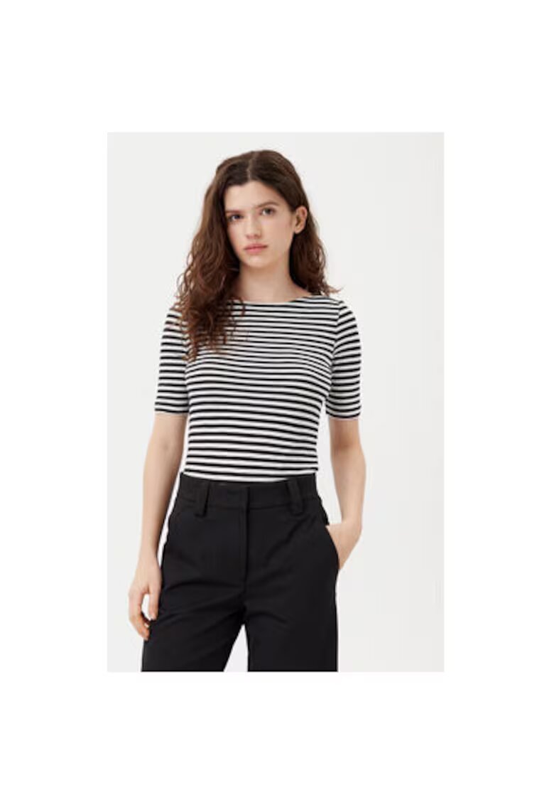 marc o polo Tricou dama - 304830242 - Bumbac - Negru - Negru