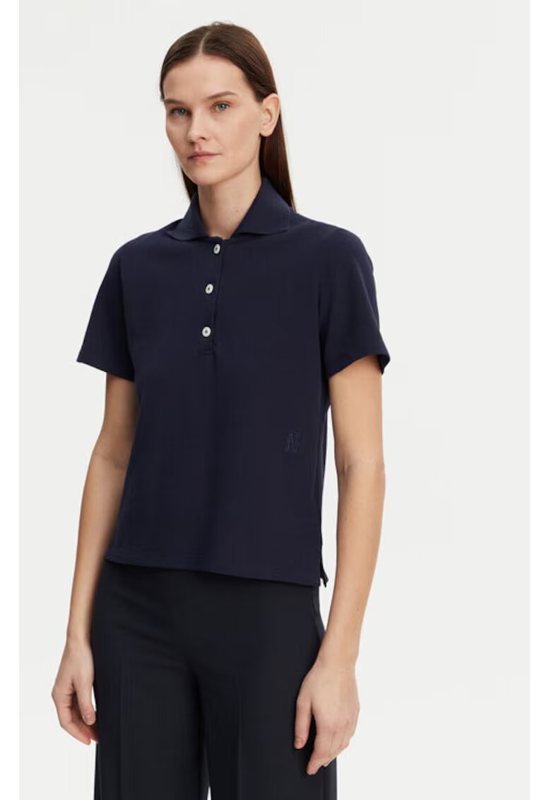 marc o polo Tricou dama - 304883200 - Bumbac organic - Albastru - Albastru