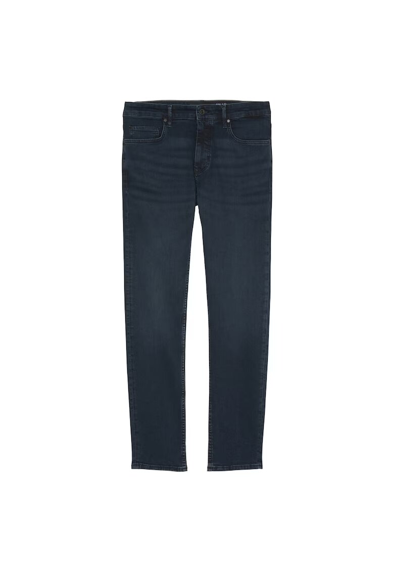 Marc O'Polo Blugi elastici cu model uni - Albastru inchis