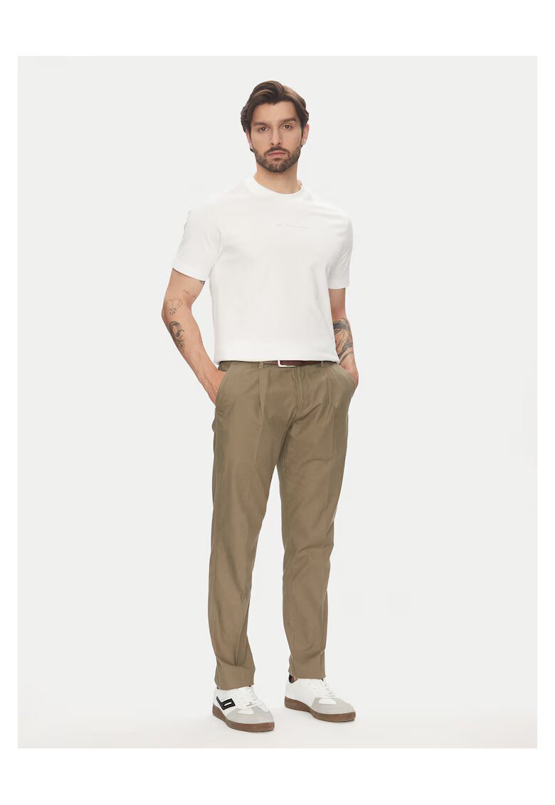 Marc OPolo Denim Tricou barbati alb - bumbac