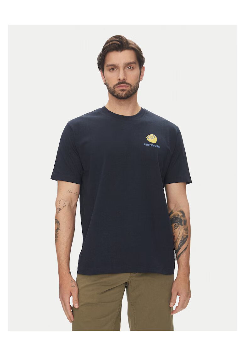 Marc OPolo Denim Tricou barbati bleumarin - bumbac