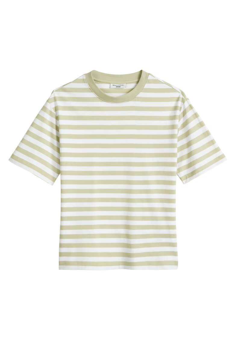 Marc OPolo Denim Tricou dama - Verde/Alb - Dungi
