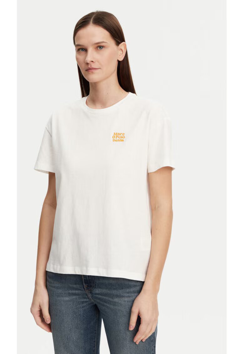 Marc OPolo Tricou dama - 304884658 - Bumbac organic - Alb - Alb
