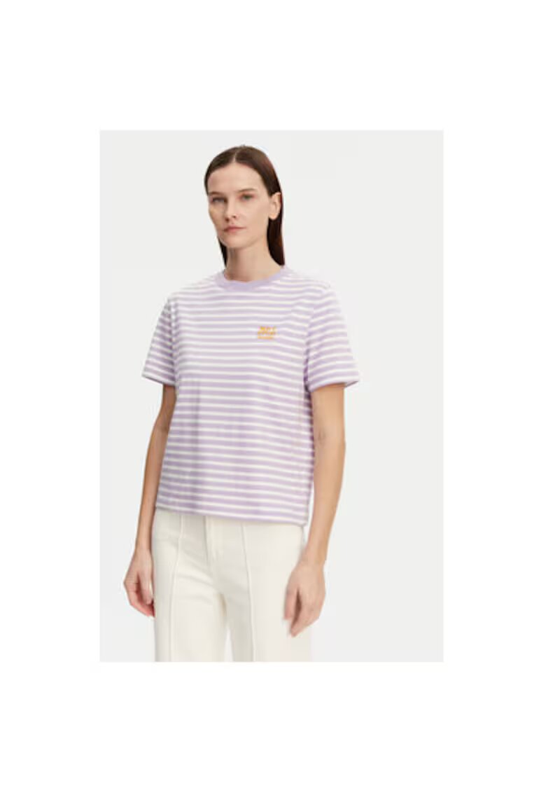 Marc OPolo Tricou dama - 304884740 - Bumbac organic - Violet - Violet