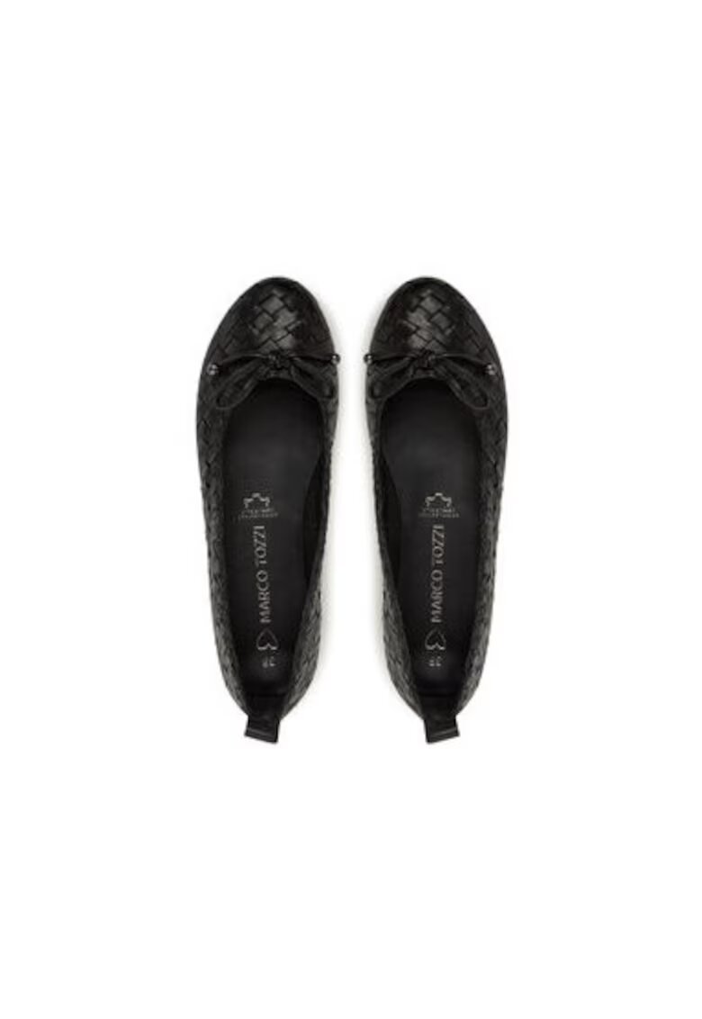 Marco Tozzi Balerini 2-22101-44 - Piele naturala - Negru - Negru