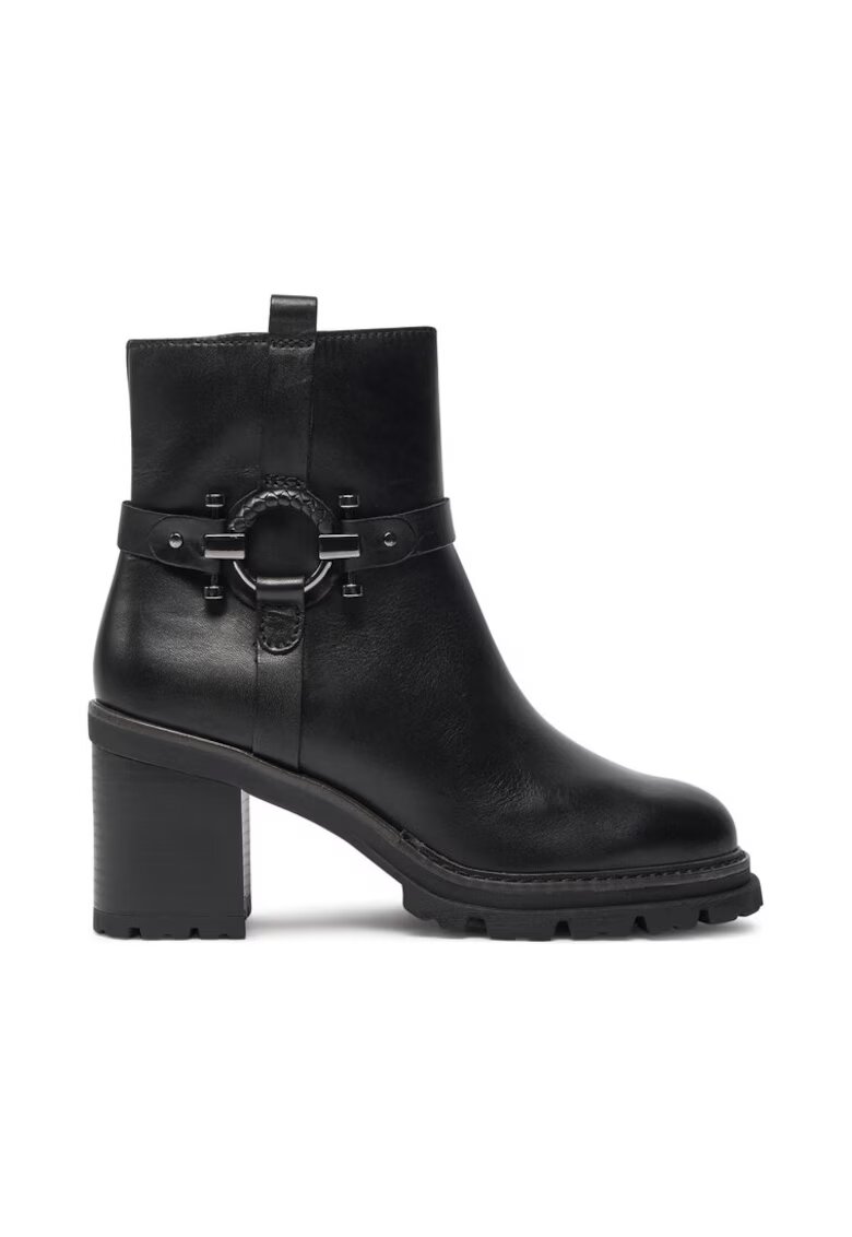 Marco Tozzi Botine dama - 42957 - Piele naturala - Negru