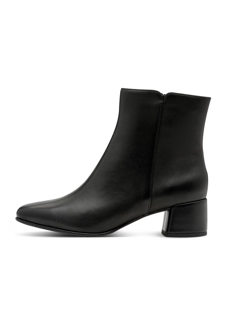 Marco Tozzi Botine de piele - Negru