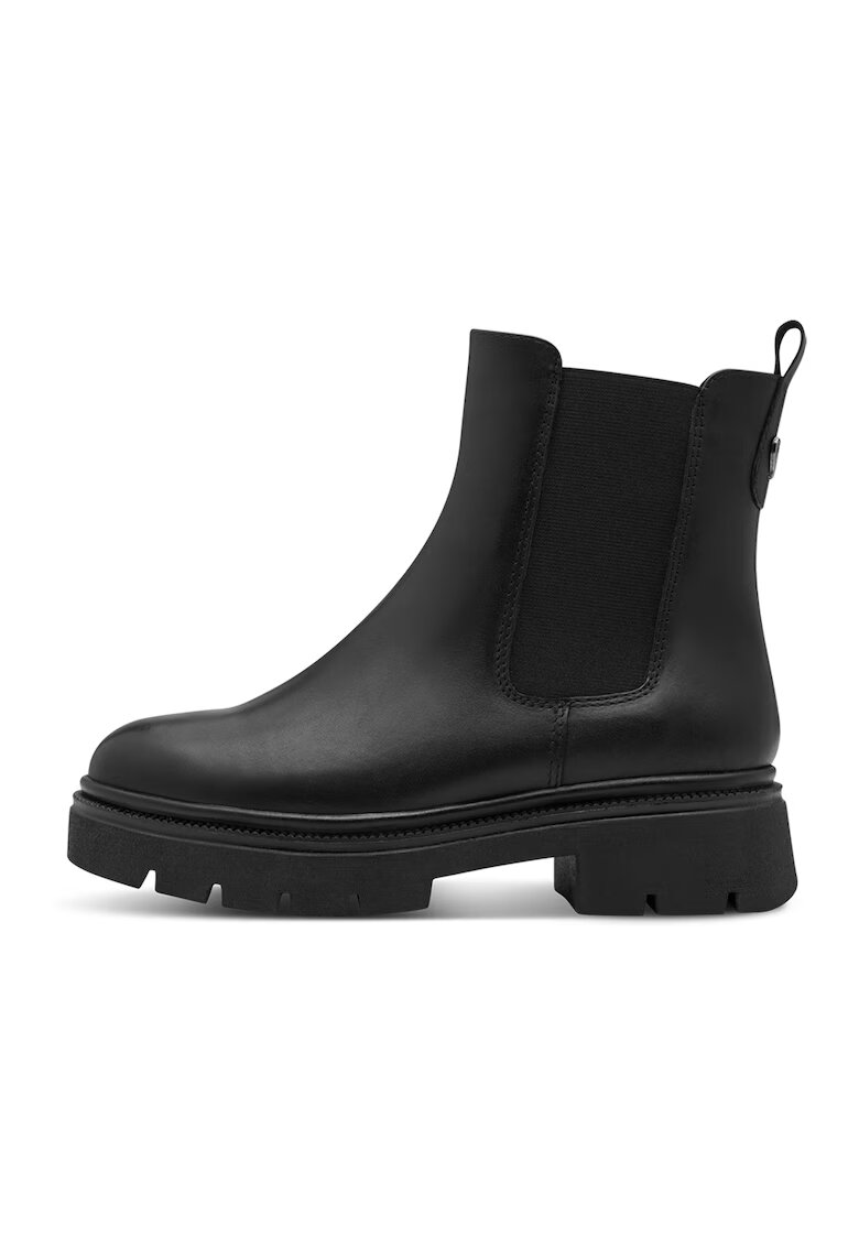 Marco Tozzi Ghete de piele - Negru