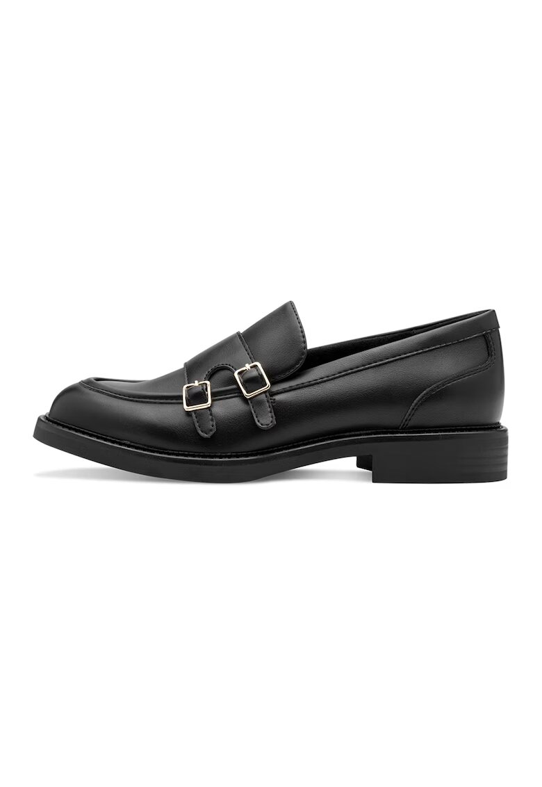 Marco Tozzi Pantofi loafer cu catarame decorative - Negru