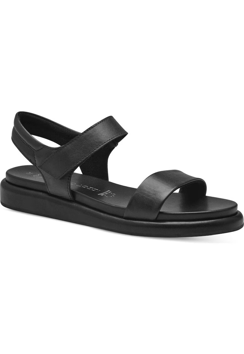 Marco Tozzi Sandale dama - Piele naturala/Sintetic - Negru - Negru