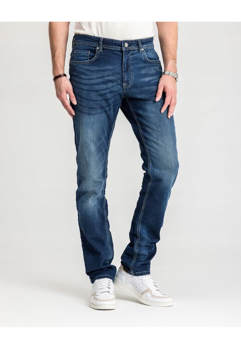 MARCUS Blugi Barbati - Felix - Straight Fit - Talie Medie - 98% Bumbac - 2% Elastan