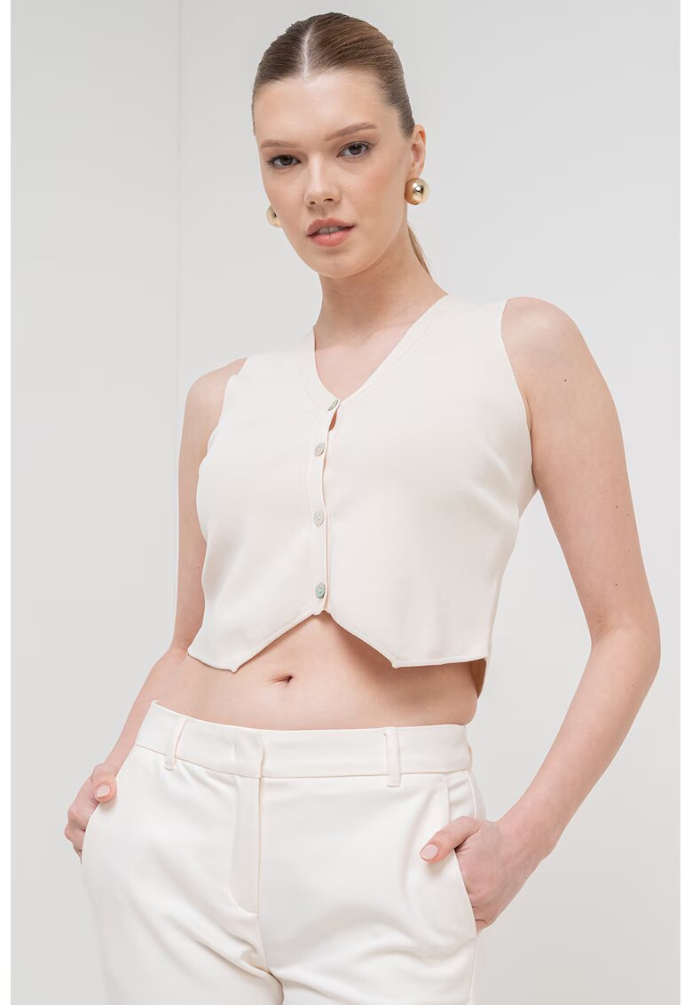 Marella Sacou crop fara maneci Olio - Crem