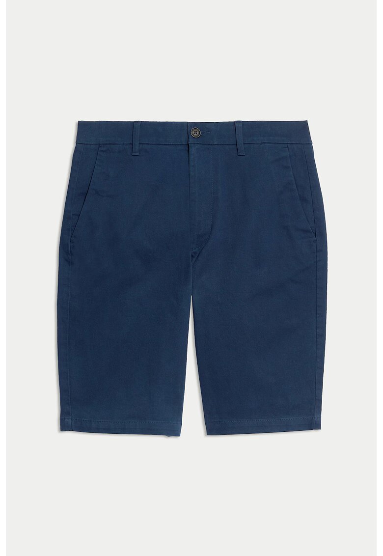Marks  Spencer Bermude chino cu talie medie - Bleumarin