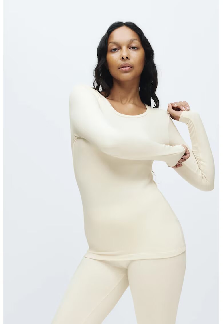 Marks & Spencer Bluza termica Heatgen Plus™ - Bej deschis