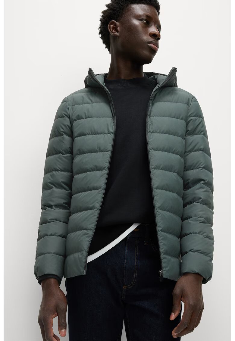 Marks & Spencer Geaca cu umplutura de puf - Albastru prafuit