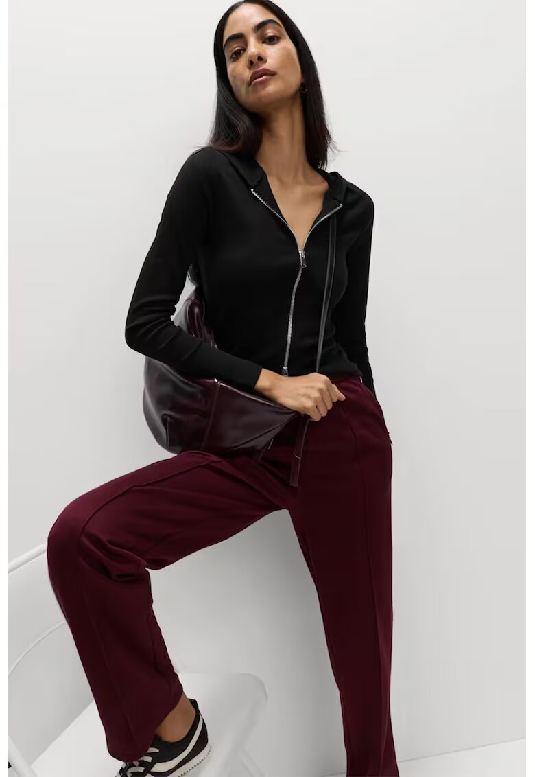 Marks & Spencer Hanorac slim fit cu fermoar - Negru