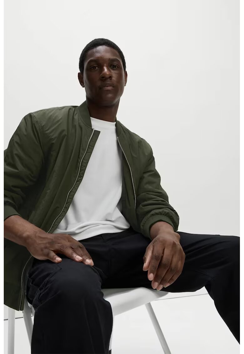 Marks  Spencer Jacheta bomber cu buzunare laterale - Verde