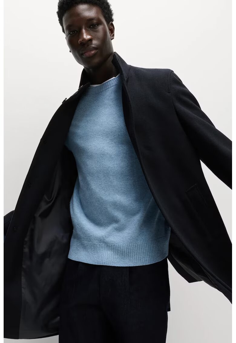 Marks & Spencer Palton cu guler ridicat - Negru