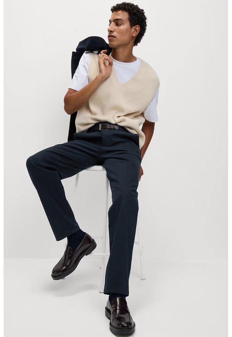 Marks  Spencer Pantaloni chino regular fit - Bleumarin