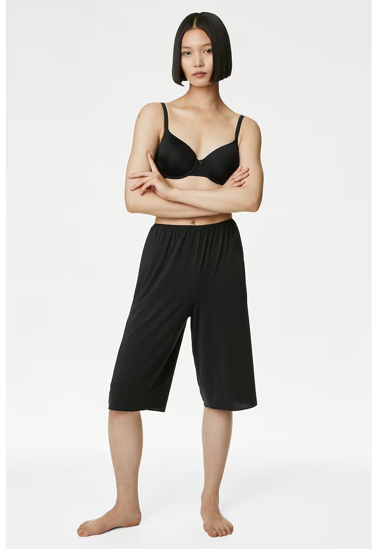 Marks  Spencer Pantaloni de pijama capri Flexifit™ - Negru