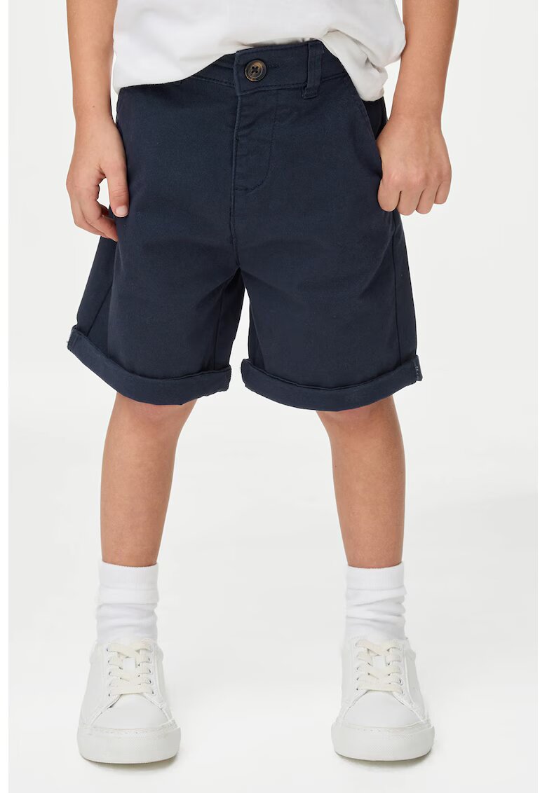 Marks  Spencer Pantaloni scurti cu croiala ampla - Bleumarin