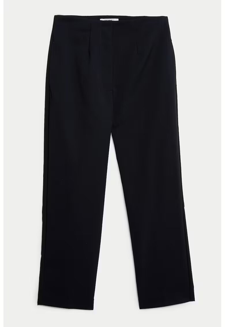 Marks  Spencer Pantaloni slim fit cu slituri la glezna - Negru stins