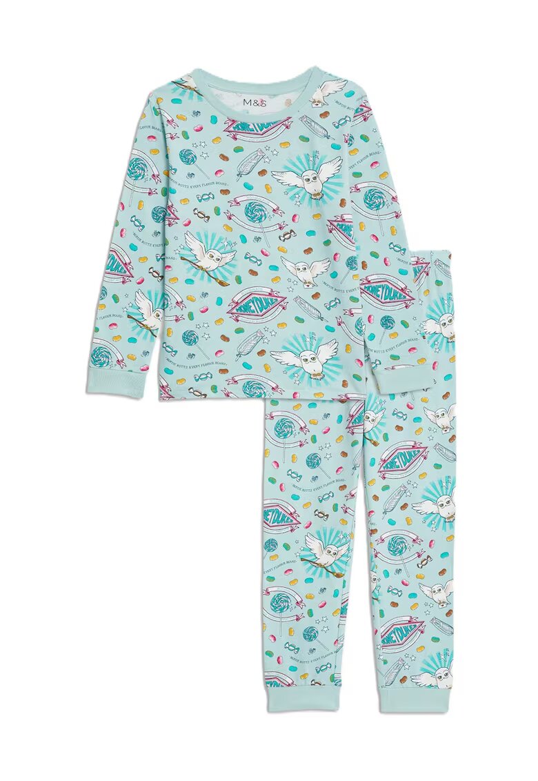 Marks & Spencer Pijama de bumbac cu desene
