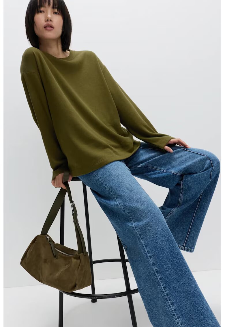 Marks & Spencer Pulover cu maneci cazute - Kaki inchis