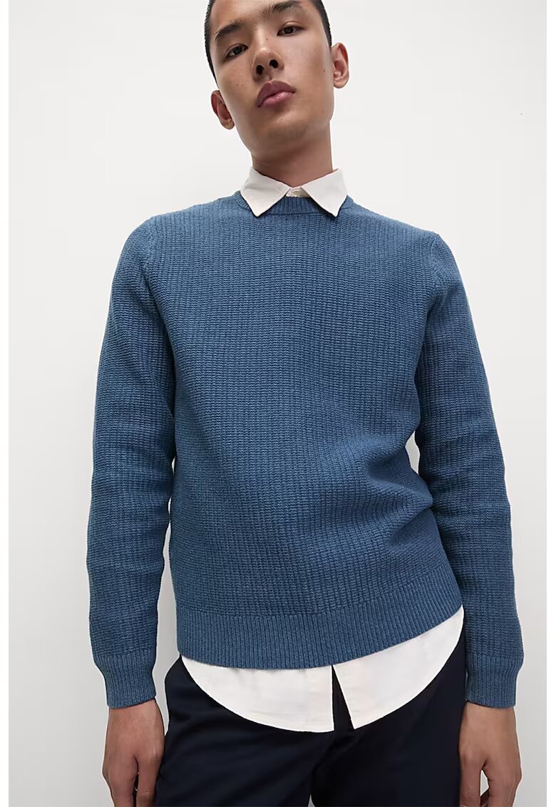 Marks  Spencer Pulover uni cu decolteu la baza gatului - Albastru lavanda