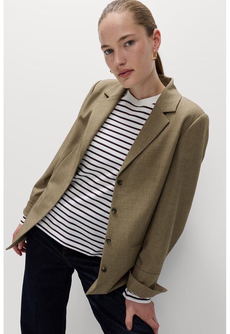 Marks  Spencer Sacou cu buzunare cu refilet - Grej