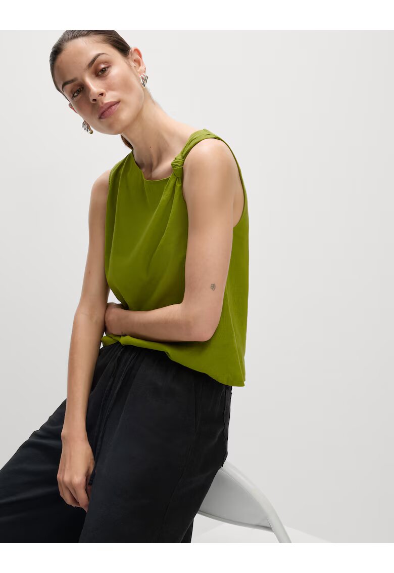 Marks  Spencer Top cu detaliu nod - Verde fistic