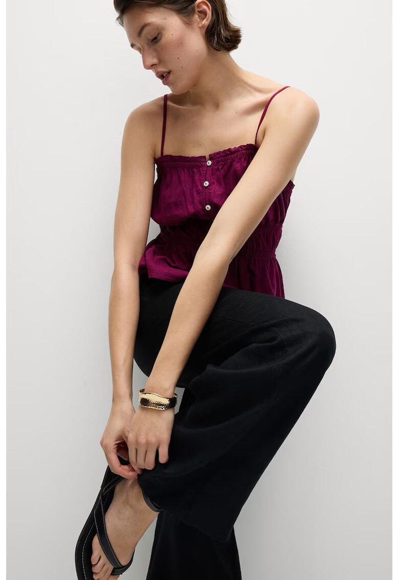 Marks  Spencer Top uni cu bretele subtiri - Violet tyrian