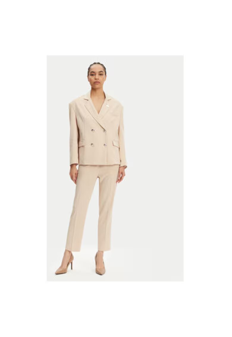 Maryley Pantaloni chino dama 25EB571/21BE - Poliester/Viscoza - Bej - Bej