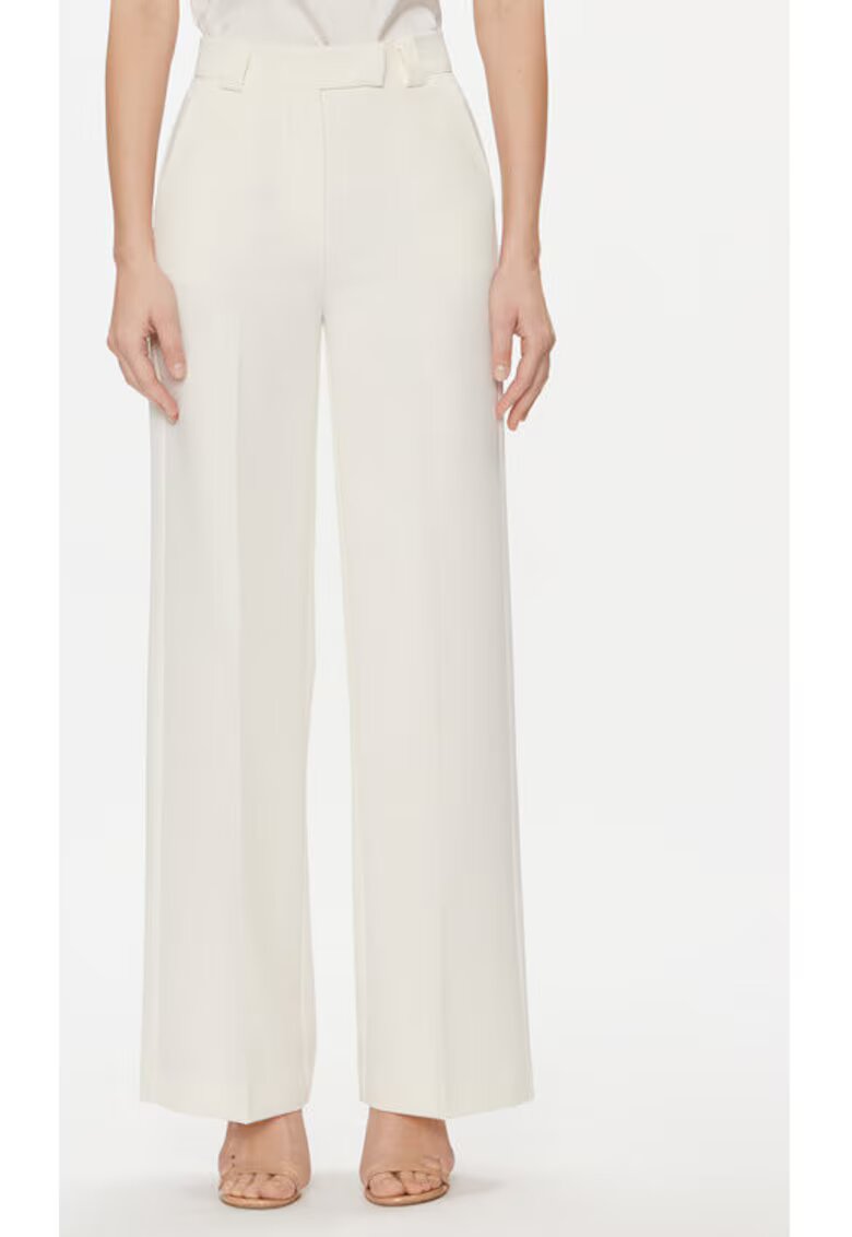 Maryley Pantaloni dama - 304111709 - Poliester - Bej - Bej