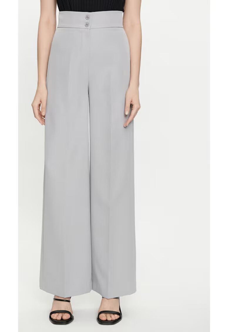 Maryley Pantaloni dama - 304139512 - Poliester - Gri - Gri
