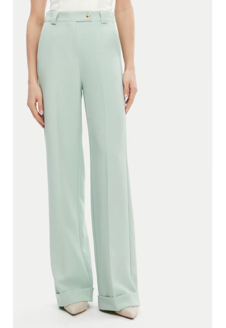 Maryley Pantaloni dama - 305406637 - Poliester - Verde - Verde