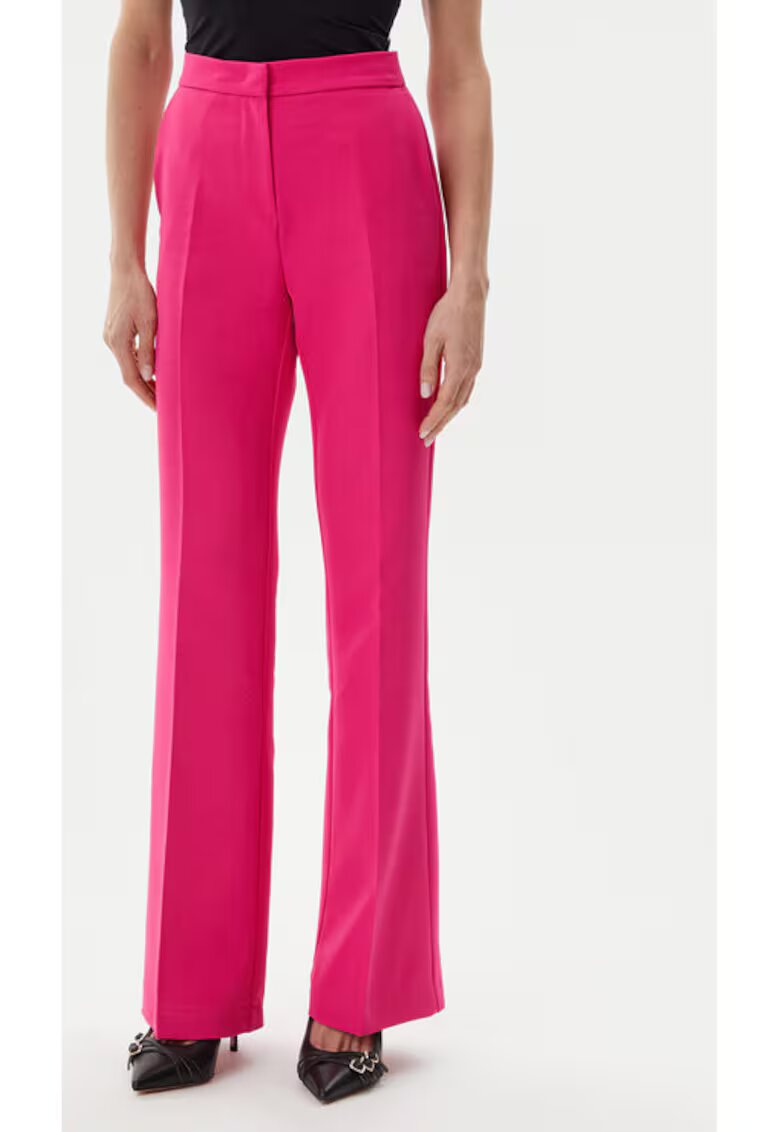 Maryley Pantaloni dama - 305406644 - Poliester - Roz - Roz