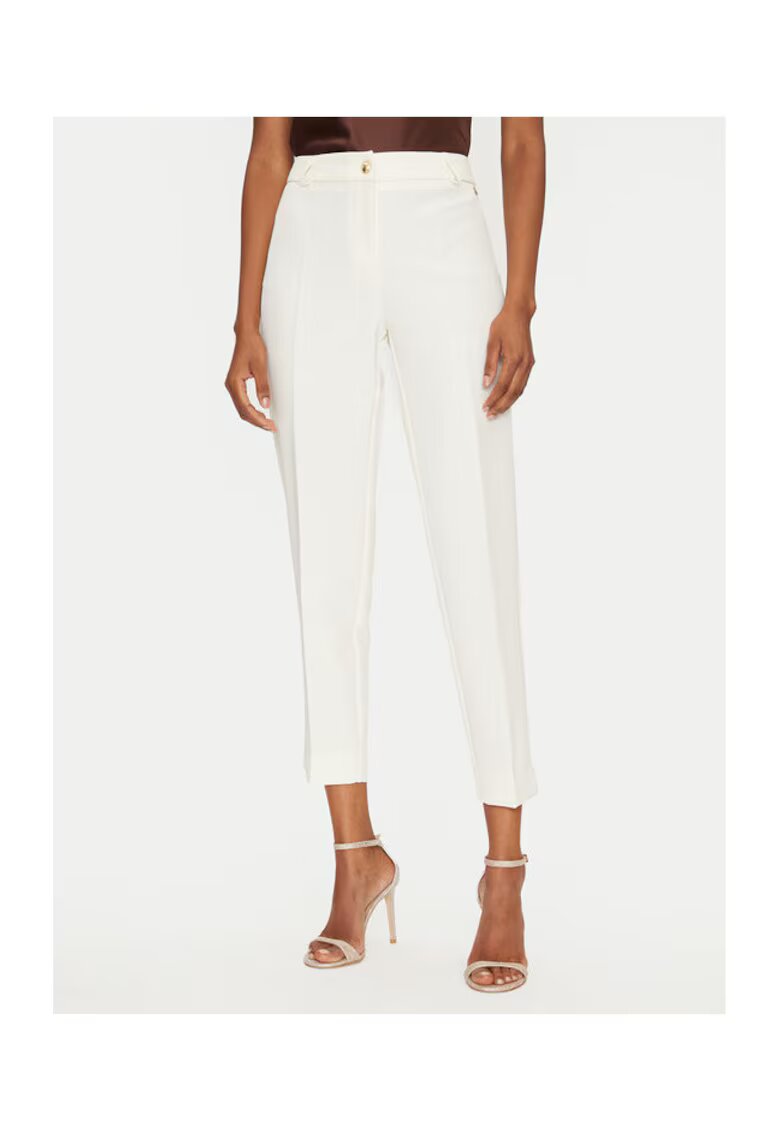 Maryley Pantaloni din material textil dama 25EB52Z/M24/43VA - Sintetic - Ecru - Ecru