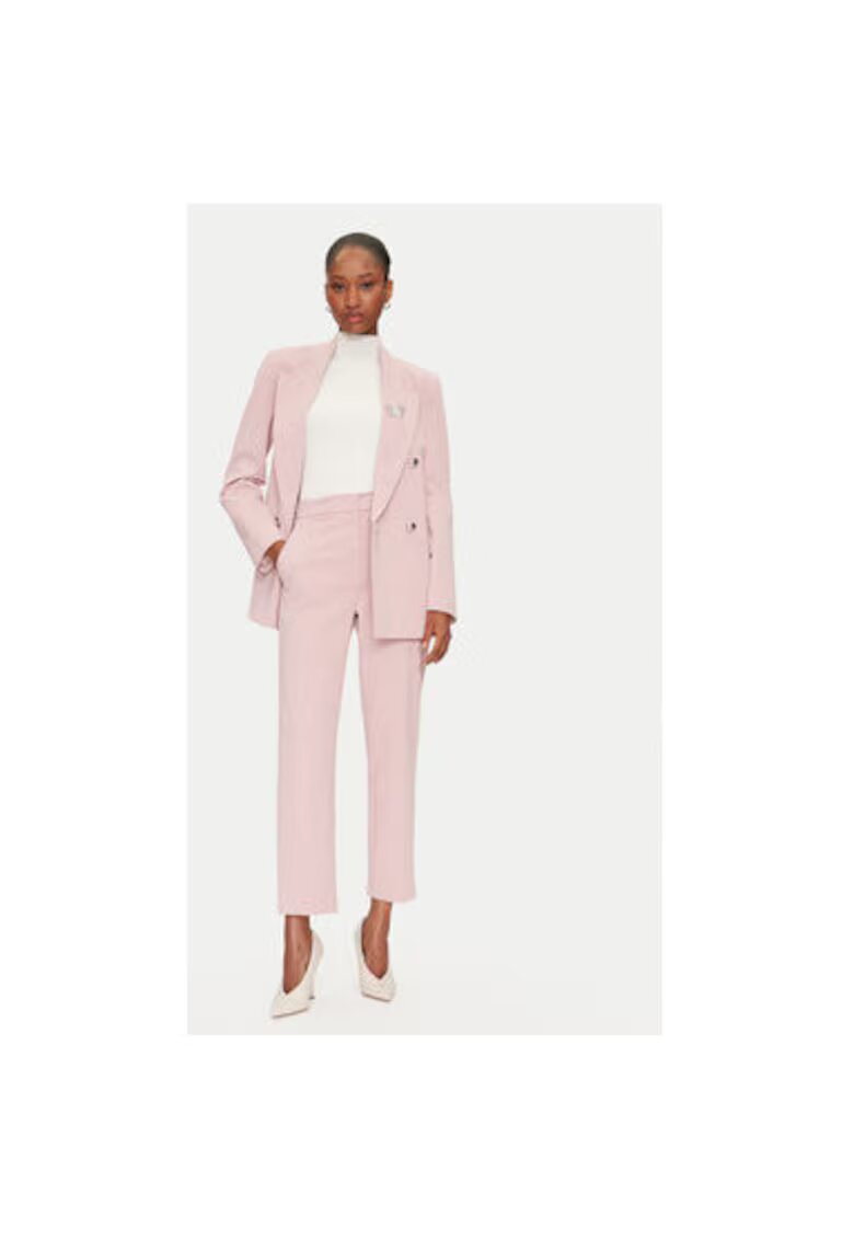 Maryley Pantaloni din material textil dama 25EB539/M06/14RS9 - Roz